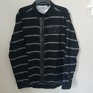 Kenneth Cole Reaction Zip Up Flannel